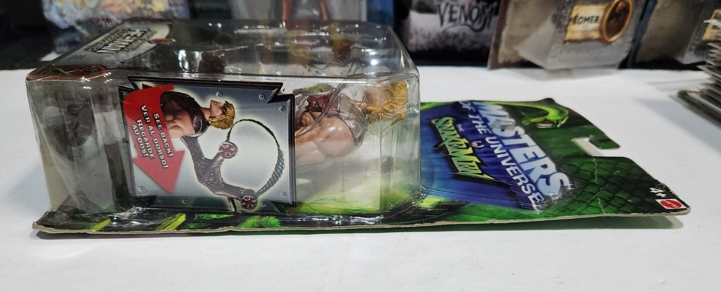 Masters of the Universe Snake Hunter He-Man Action Figure MOTU 2003 Mattel