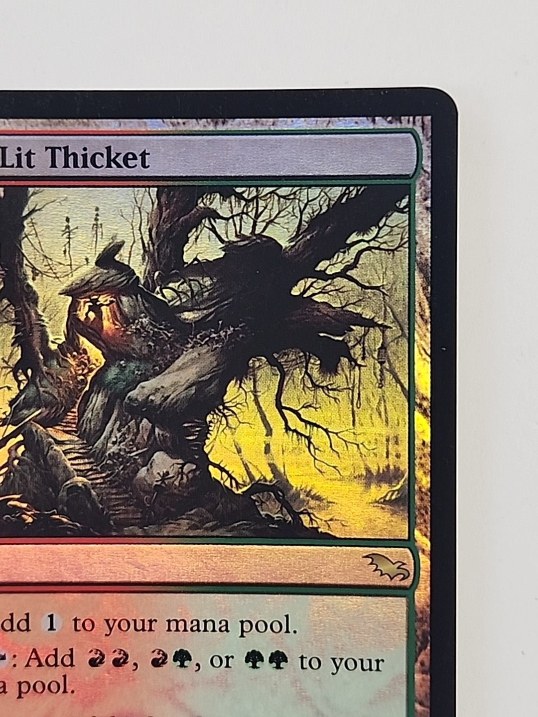 MTG Fire-Lit Thicket Shadowmoor Foil 271 English Magic the Gathering