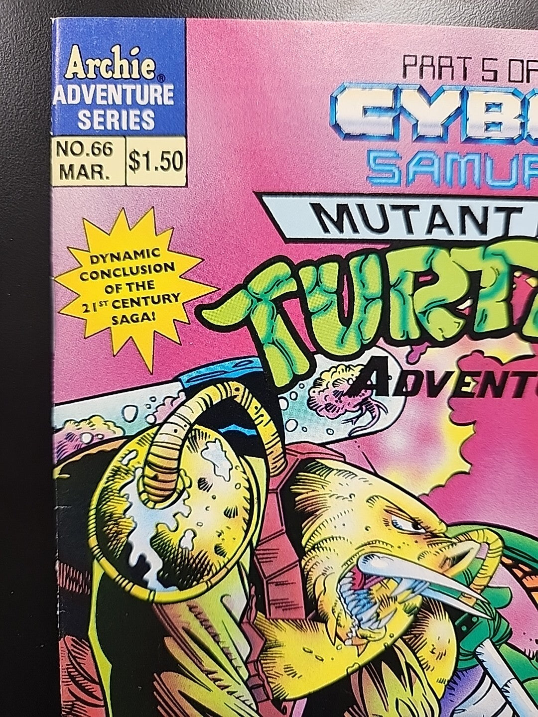 Teenage Mutant Ninja Turtles Adventures TMNT # 66 1995 Cyber Samurai Pt 5