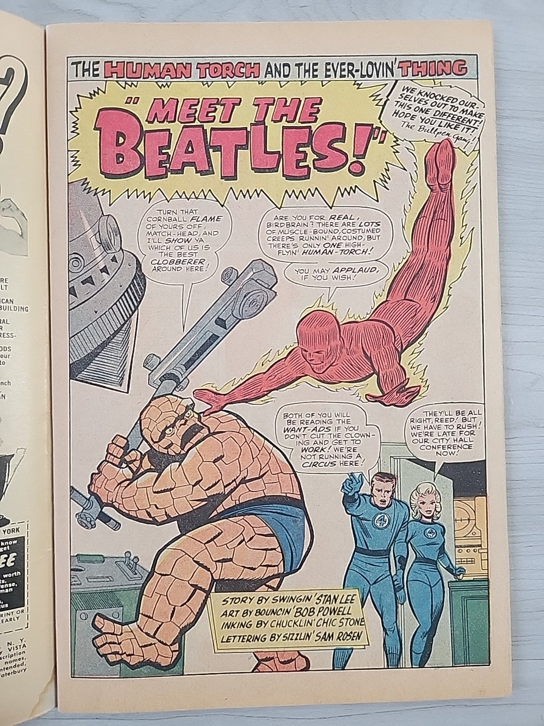 Strange Tales #130 VG/FN 5.0 Cameo by The Beatles! 1965 Jack Kirby Marvel