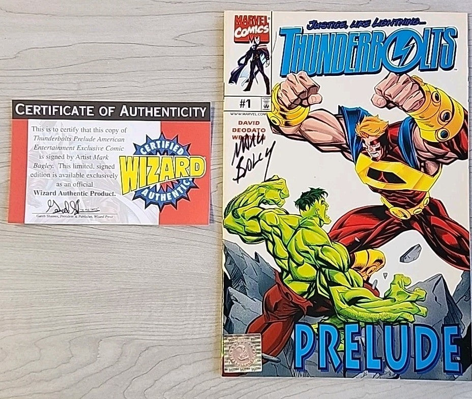 Thunderbolts Prelude #1 VF 1st App Reprints Incredible Hulk #449 American Ent Ex