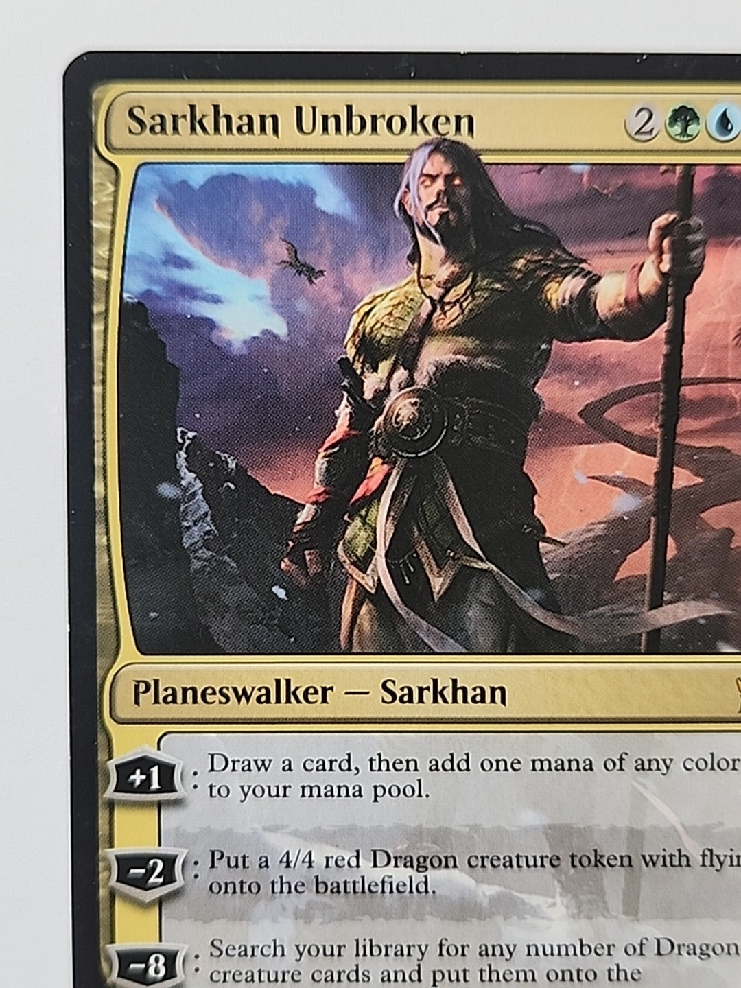 MTG Sarkhan Unbroken Dragons of Tarkir 230/264 Regular Mythic LP