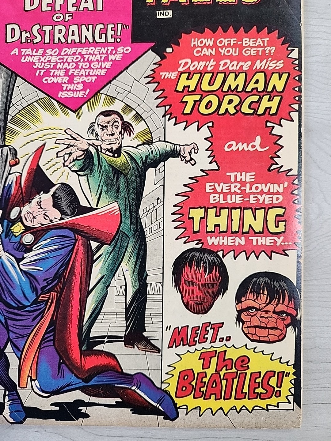 Strange Tales #130 VG/FN 5.0 Cameo by The Beatles! 1965 Jack Kirby Marvel