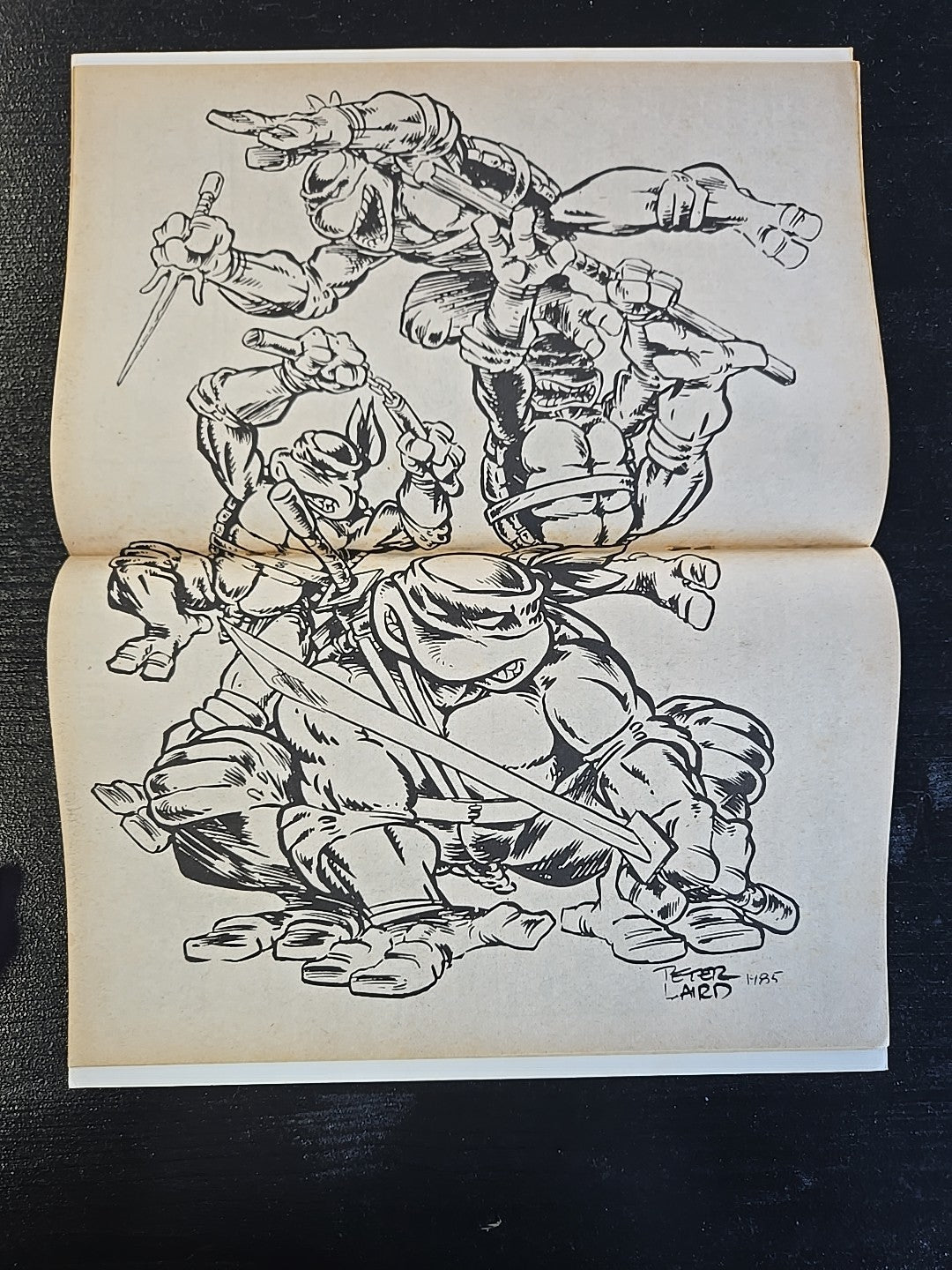 HOW TO DRAW TEENAGE MUTANT NINJA TURTLES #1 VF Solson Publications 1986