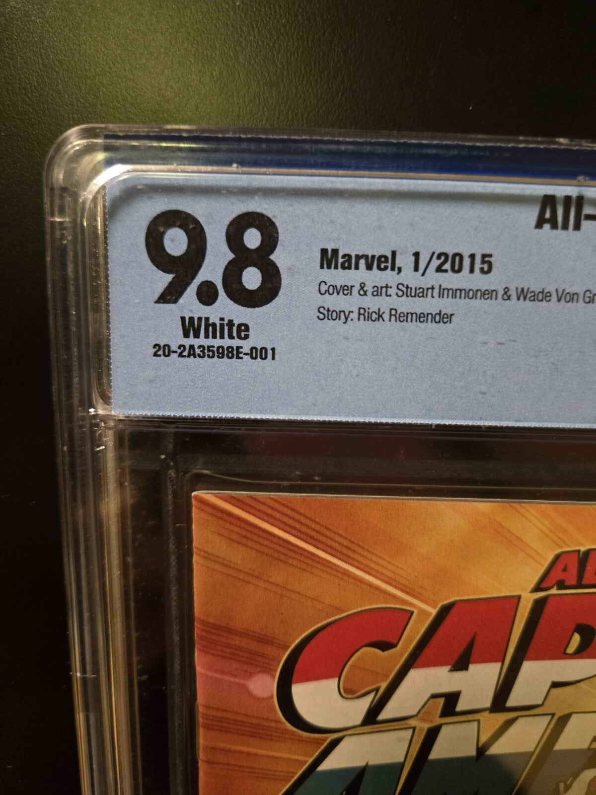 All-New Captain America #1 CBCS 9.8 Sam Wilson as Captain America