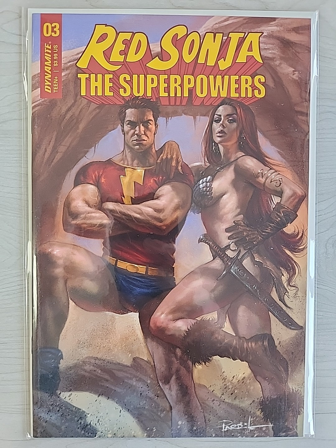 Red Sonja The Superpowers #1-5 Complete Series Lot NM Dynamite Parillo Covers