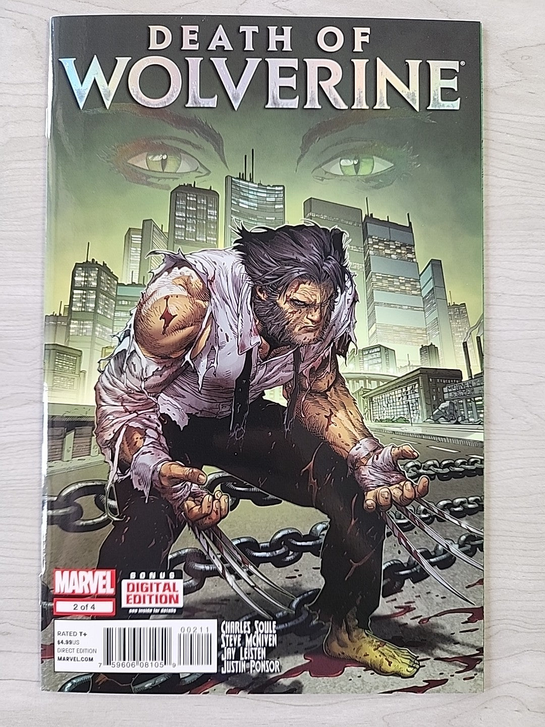 Marvel Comics Death of Wolverine #1-4 Complete Set (2014) Foil Covers Lot Of 4