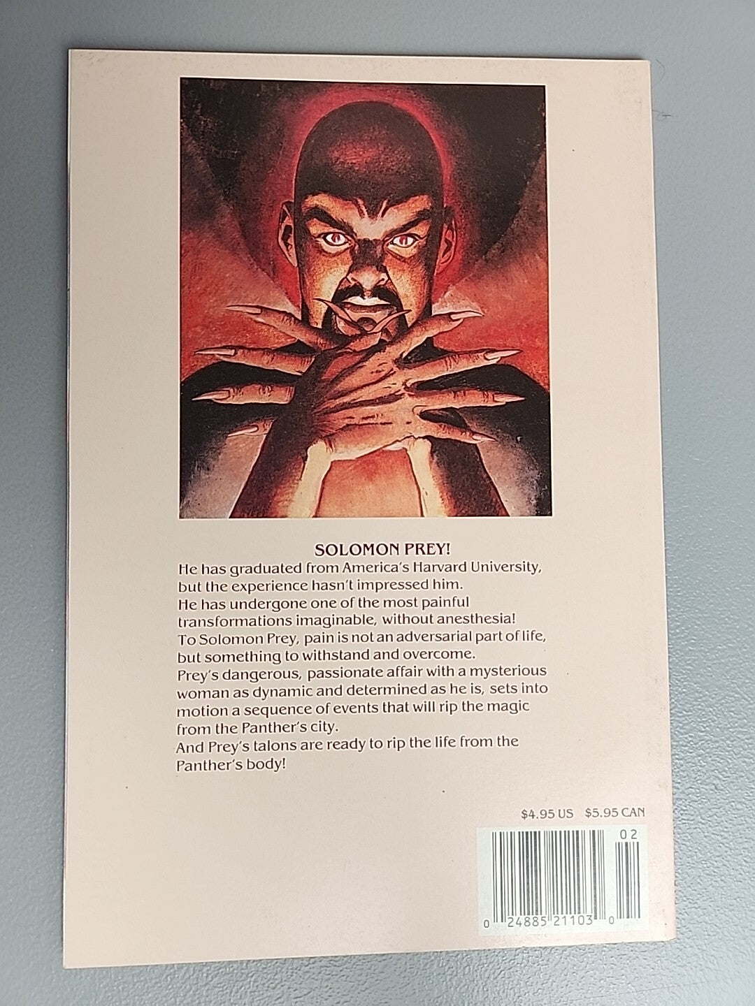 Black Panther Panther’s Prey #1,2,3,4 Marvel Comics 1991 Complete Set