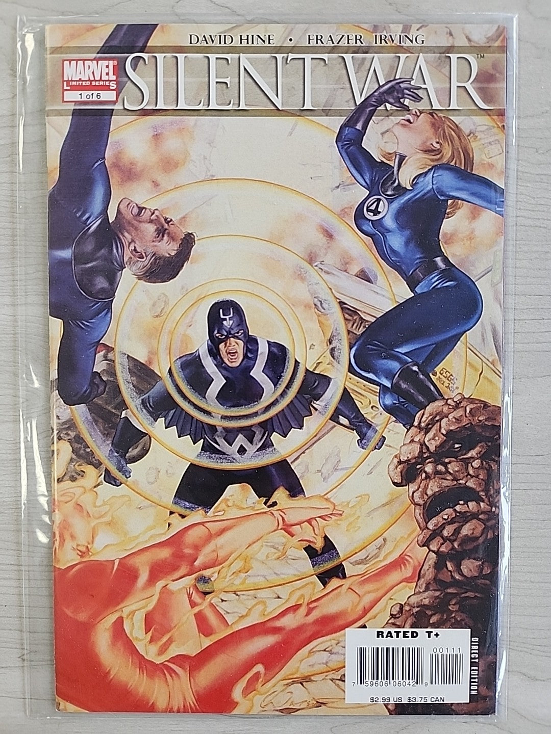 Silent War #1-6 Complete Set 1 2 3 4 5 6 Lot (2007 Marvel Comics) Black Bolt FF