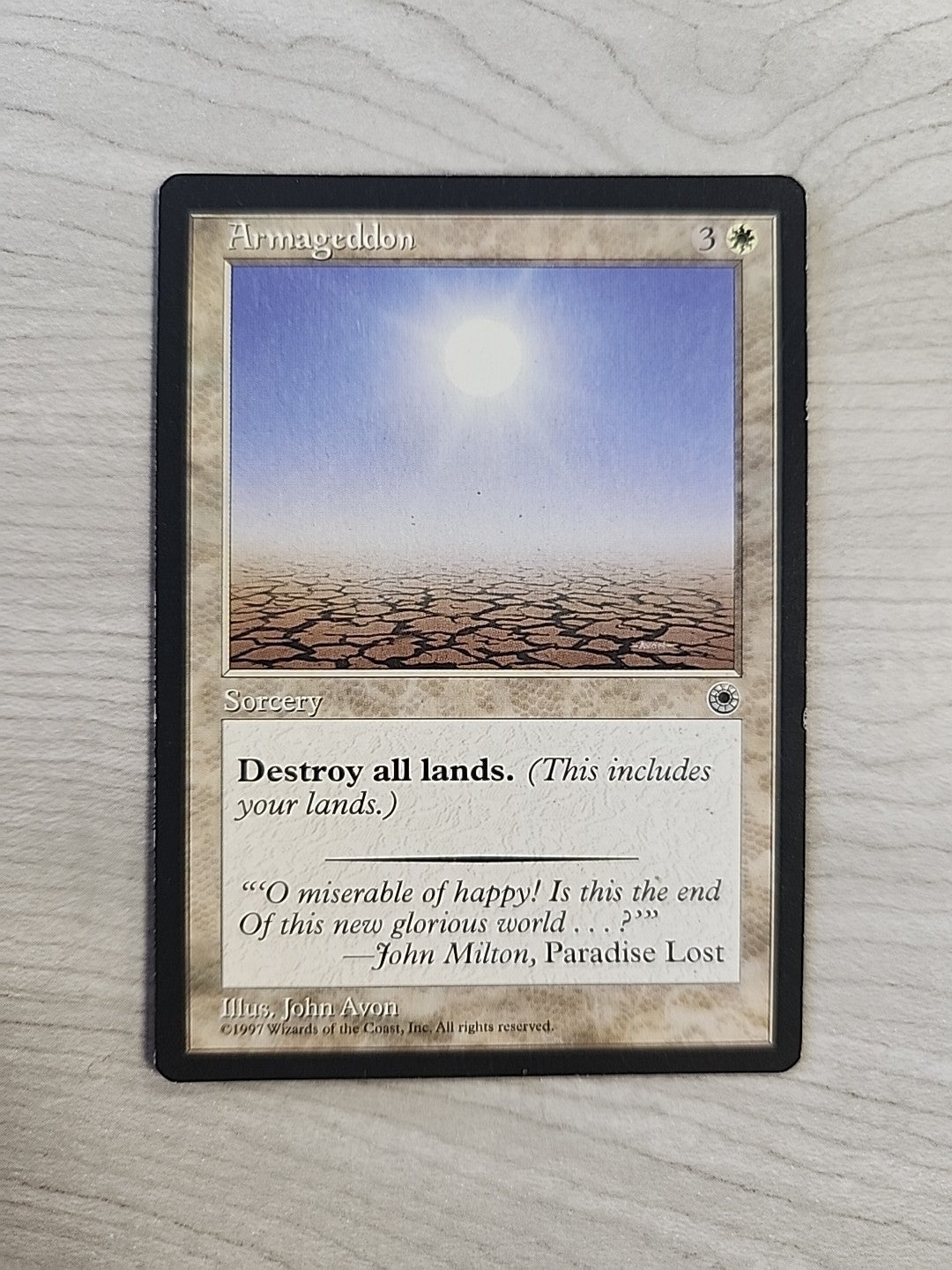 MTG Armageddon Portal Rare Sorcery LP/MP English Magic The Gathering