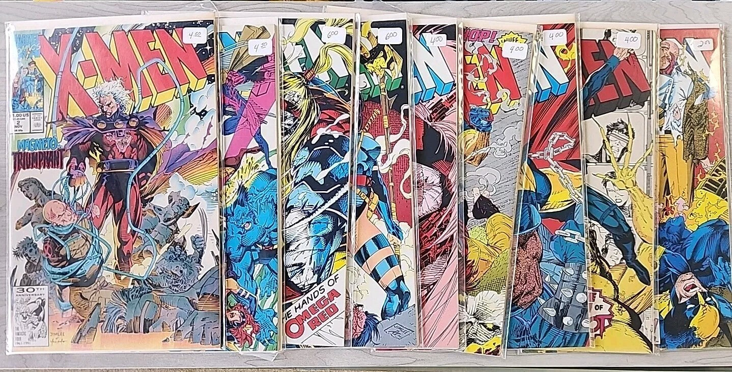 X-Men #1 (1991) ~ All Covers ~ Plus #'s 2-12 #4 Omega Red Lot Of 16 NM Marvel