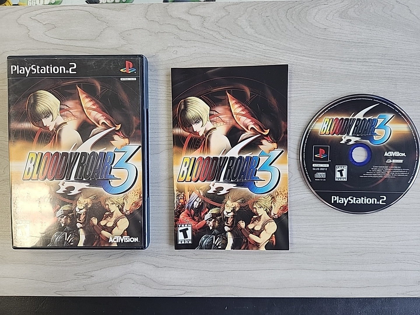 Bloody Roar 3 (Sony Playstation 2 PS2, 2001) - Complete w/ Manual - TESTED