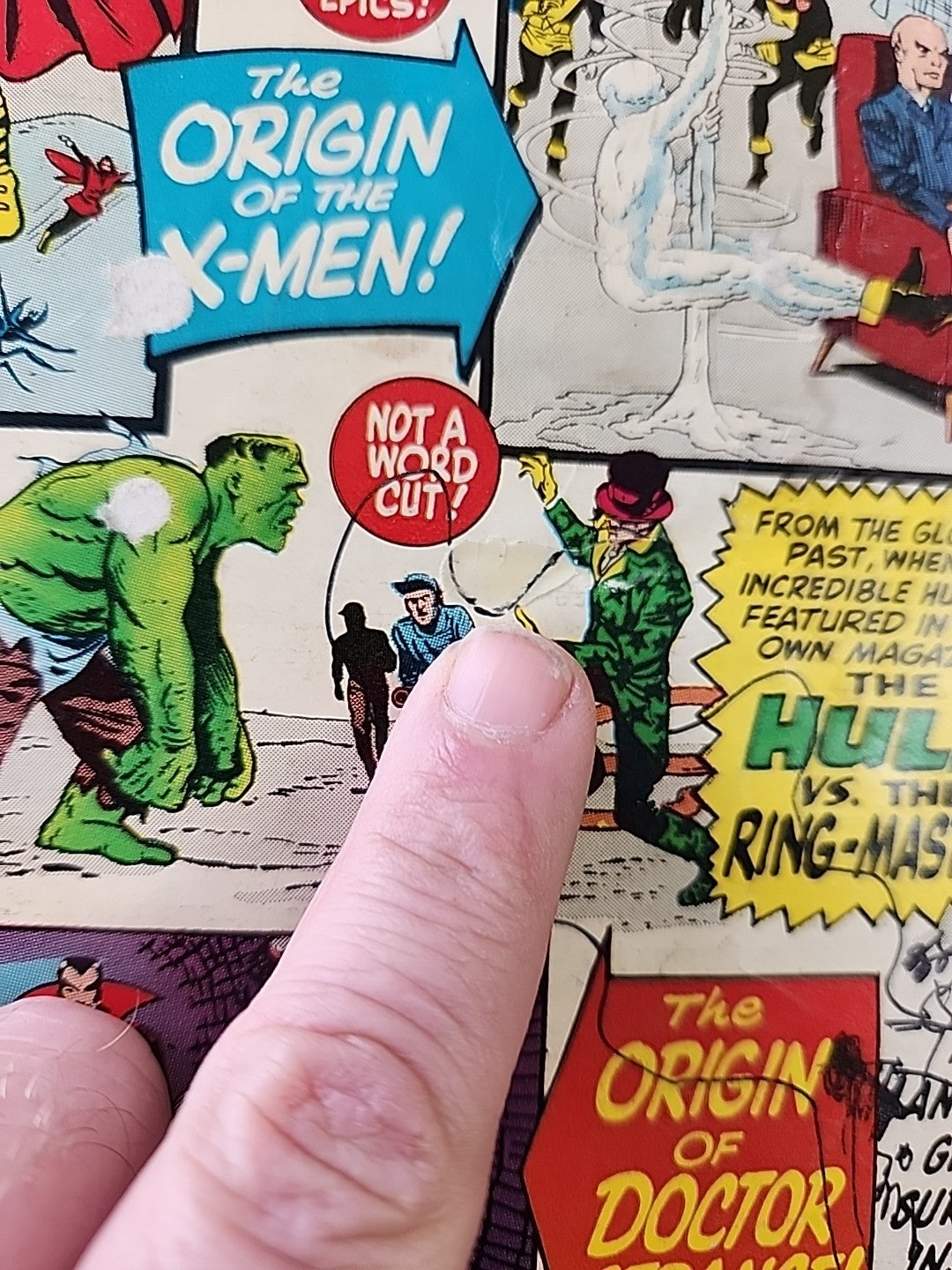 Marvel Tales King-Size Annual 2 G/VG Origins of X-Men Avengers Dr Strange 1965