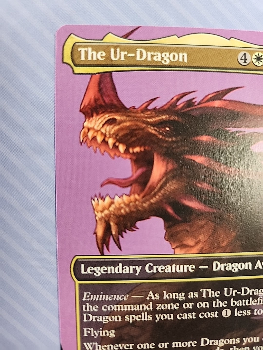 MTG The Ur-Dragon Borderless LP Commander Masters CMM Mythic 689 Regular