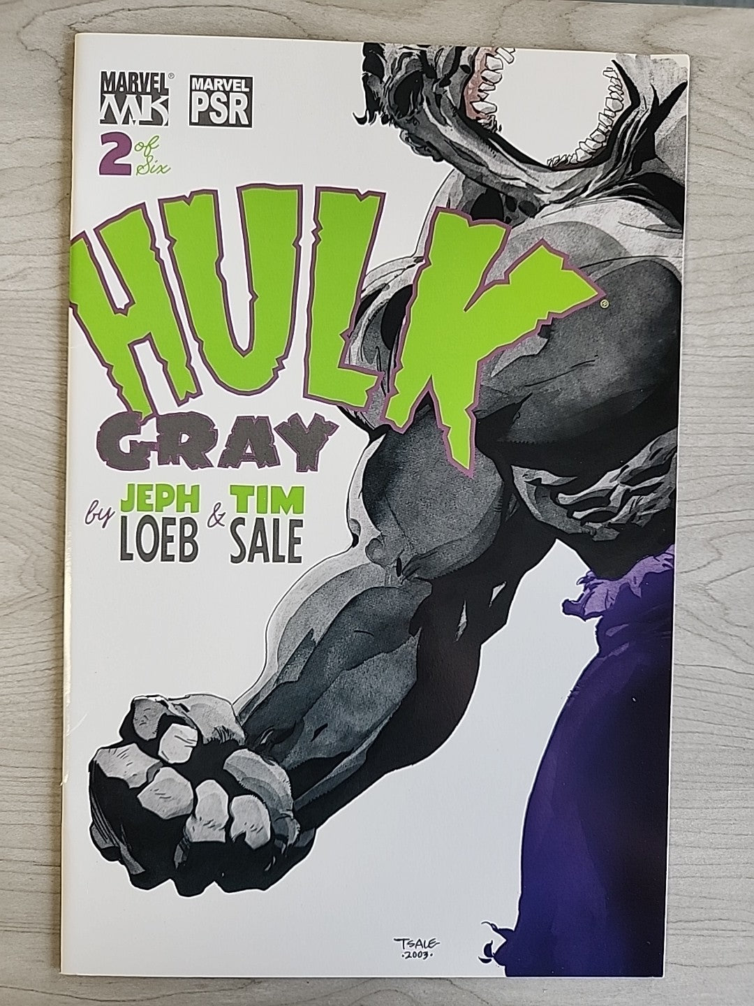 Hulk Gray #1-6 (2003) Complete Series Set Jeph Loeb Tim Sale Marvel Comics