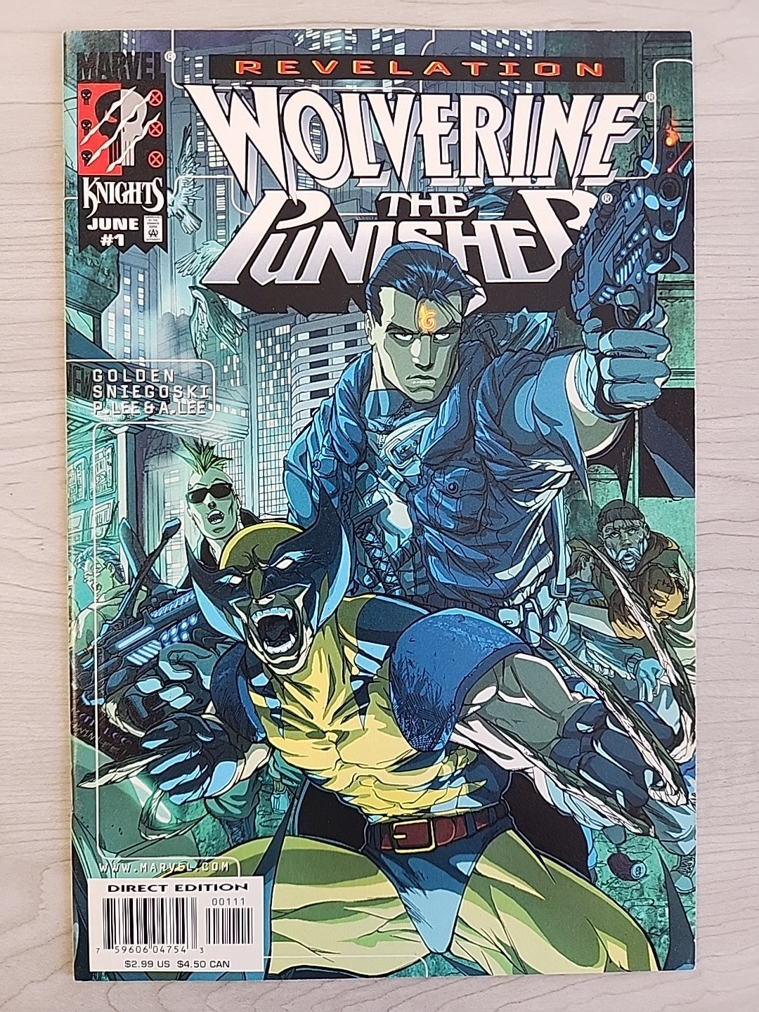 Wolverine/Punisher: Revelation #1-4 Complete Set (1999) Marvel Comics