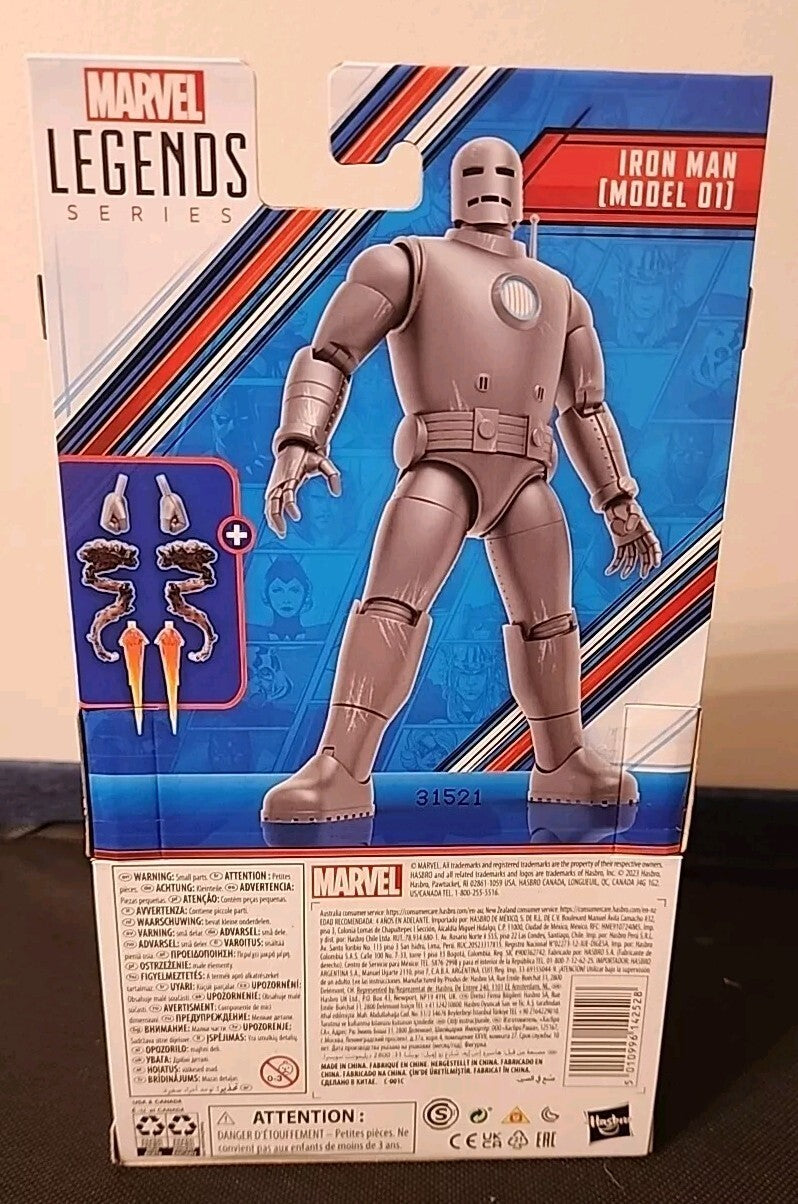 Marvel Legends Iron Man (Model 01) Avengers 60th Anniversary 6" Figure MIB