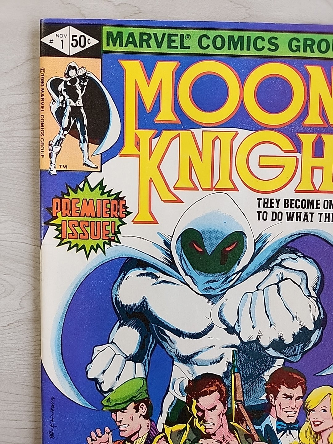 Moon Knight #1 Marvel Comics 1980 1st app of Bushman Khonshu VF