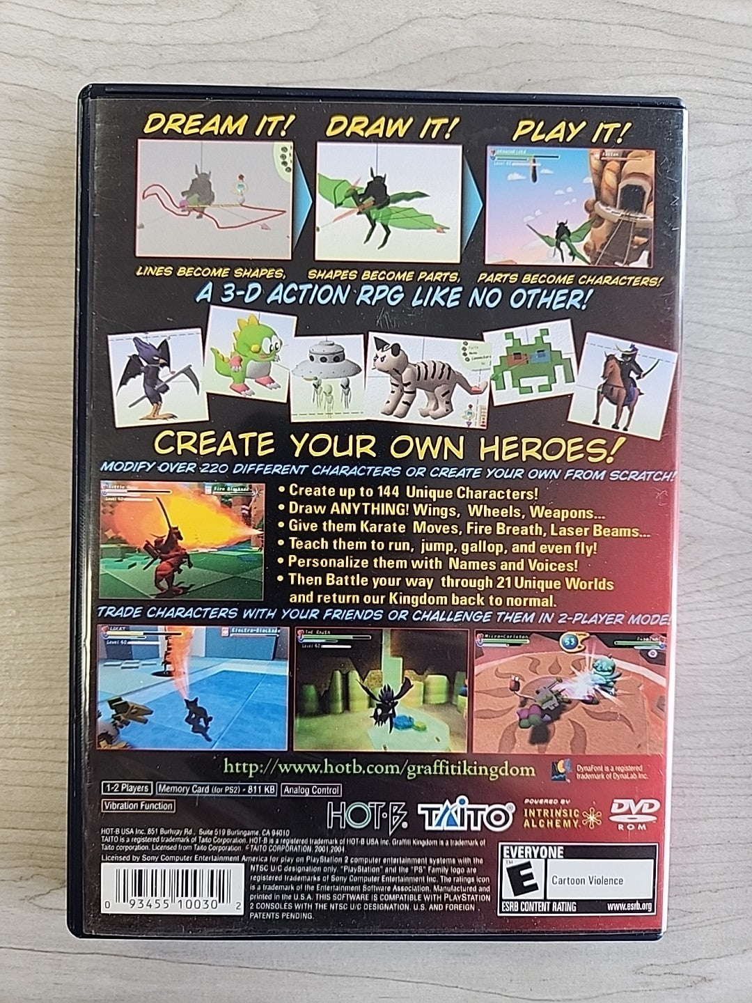 Graffiti Kingdom Sony PlayStation 2, PS2, 2005 CIB TESTED/WORKING W/Registration
