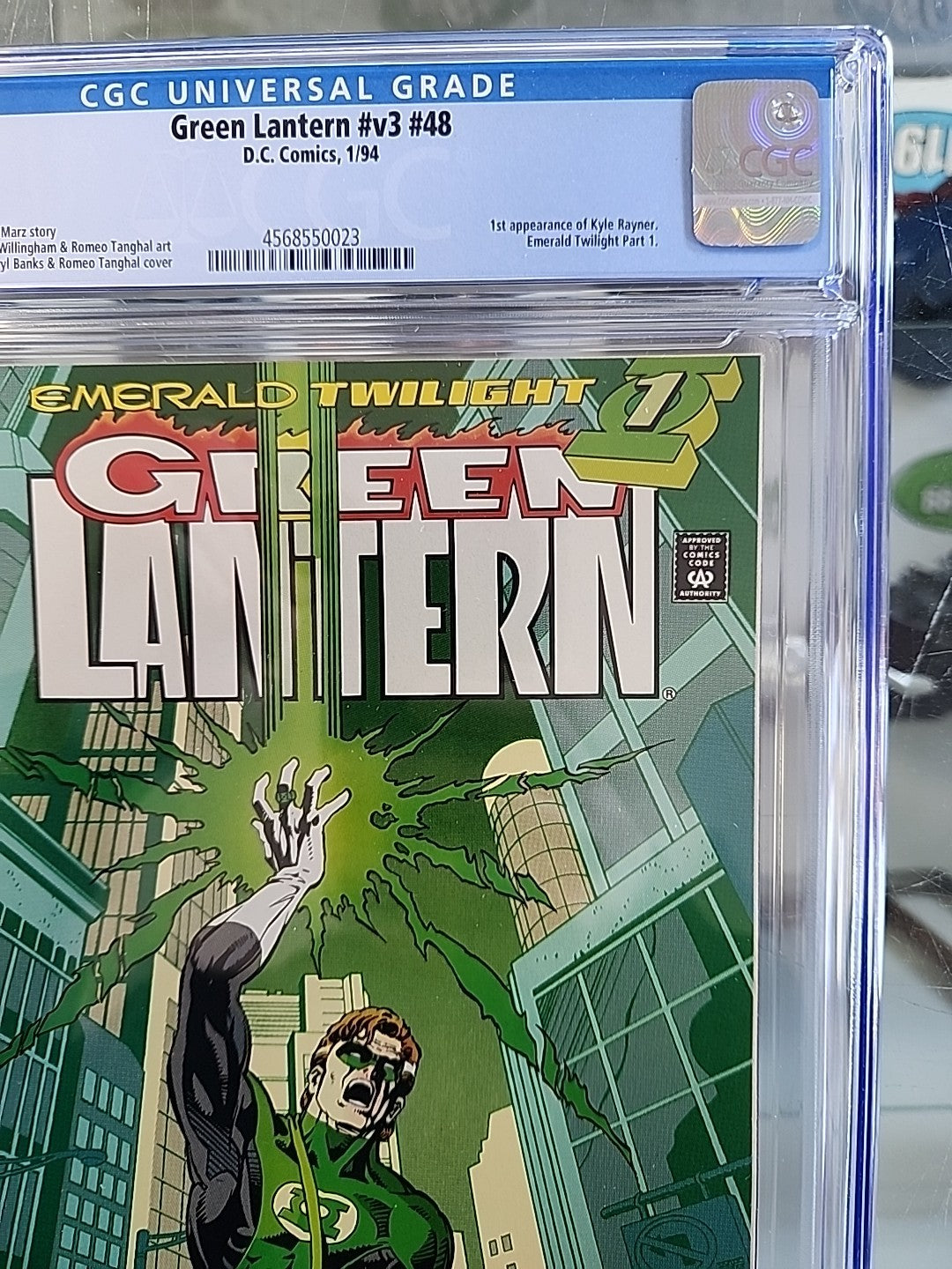 Green Lantern v3 #48 CGC 9.8 1st App of Kyle Rayner 1994 Emerald Twilight 1