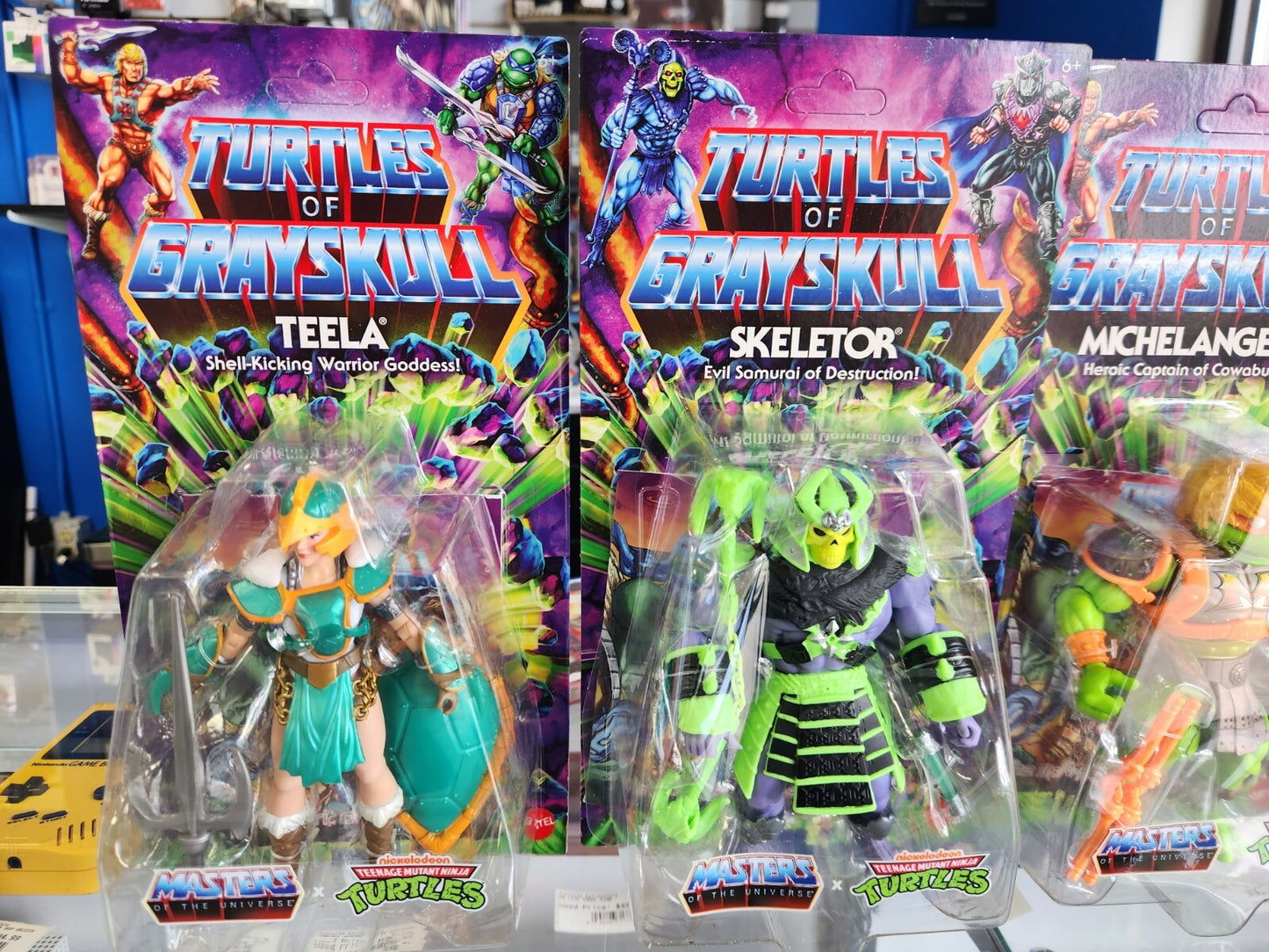 MOTU Origins TURTLES OF GRAYSKULL TMNT Wave 3 NEW Unpunched (Set of 4) Casey