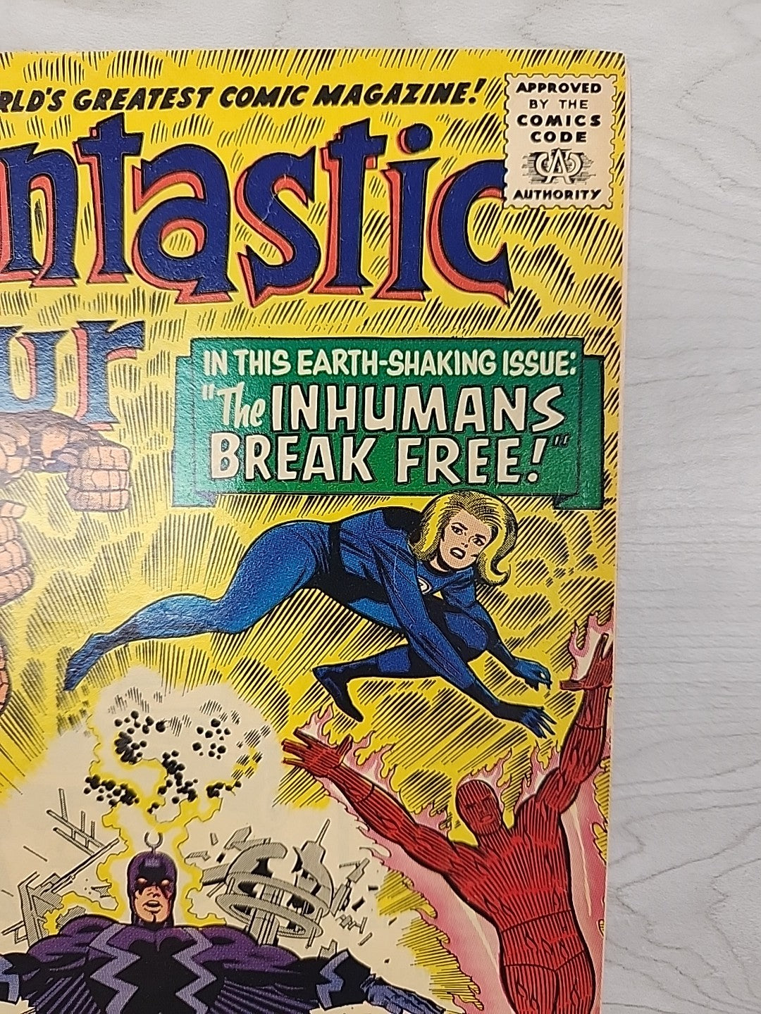 Fantastic Four #59 FN 1967 Marvel Comics Inhumans Dr Doom Lee Kirby Silver Age