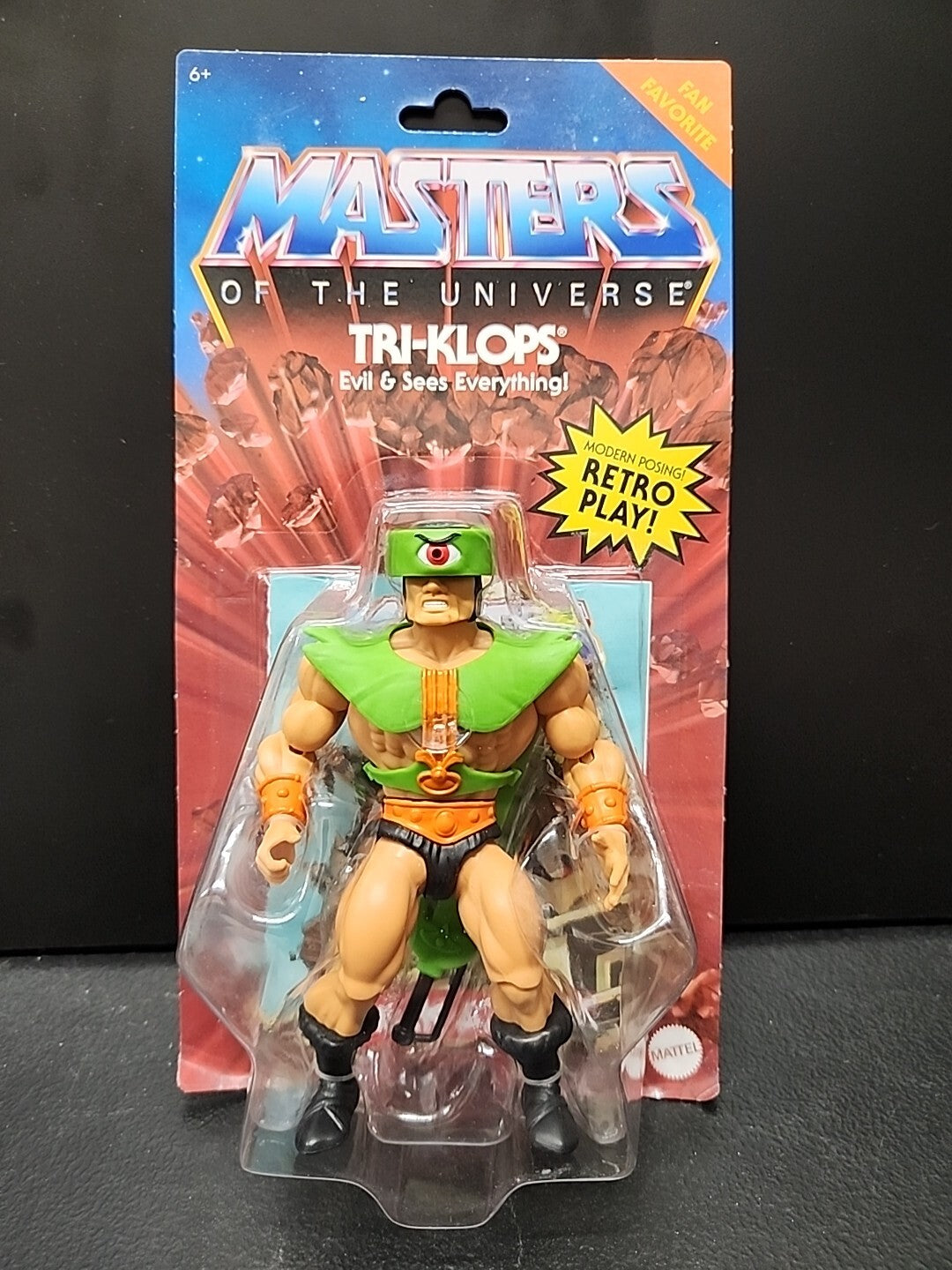 Masters of the Universe Origins Fan Favorite Tri-Klops MOTU Origins 6" Retro Fig