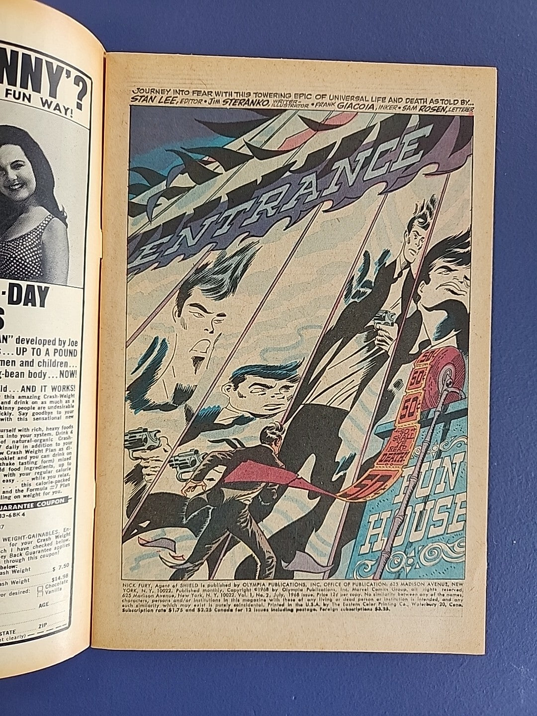 (1968) Nick Fury, Agent of SHIELD #2 SILVER AGE! 2ND ISSUE!