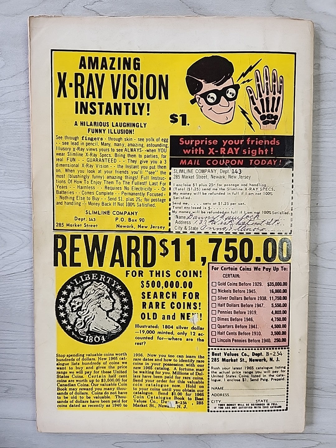 Marvel Tales King-Size Annual 2 G/VG Origins of X-Men Avengers Dr Strange 1965