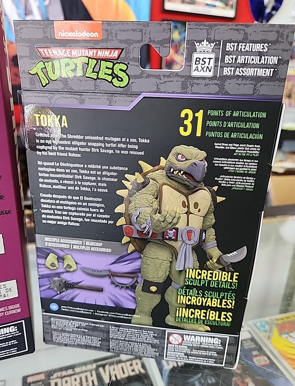 Super Shredder XL Tokka & Rahzar Lot Of 3 TMNT Figures BST AXN Loyal Subjects