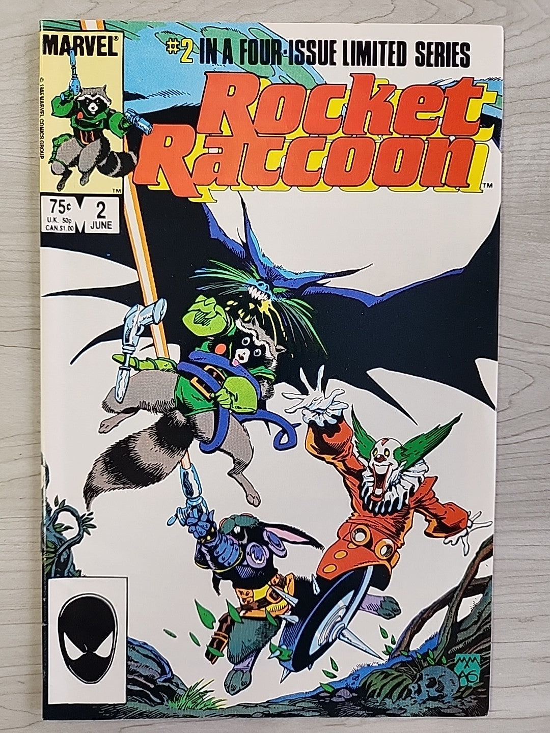 Rocket Raccoon # 1 2 3 4 1985 1st Solo Full Complete Set 1-4 VF/NM
