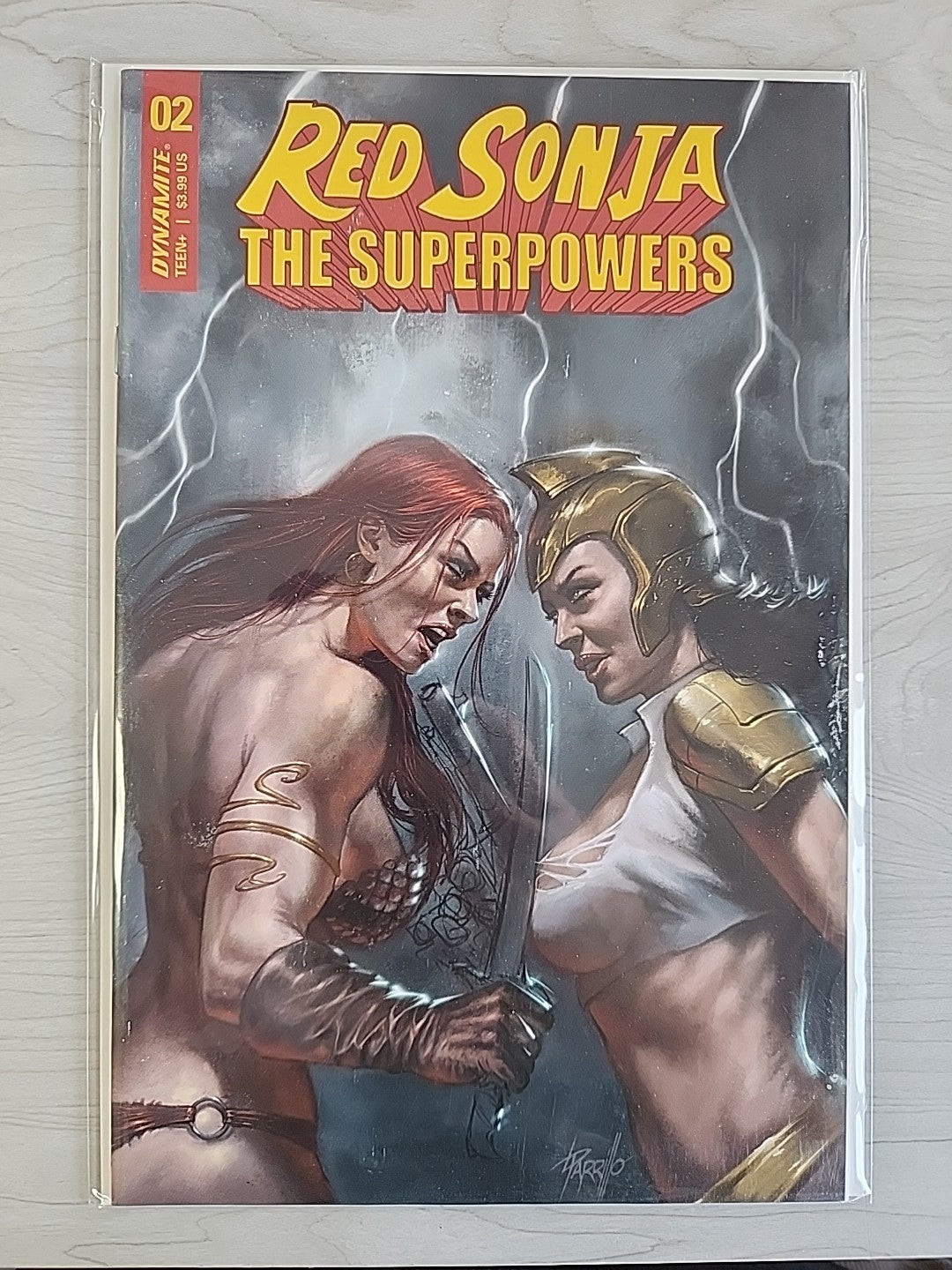 Red Sonja The Superpowers #1-5 Complete Series Lot NM Dynamite Parillo Covers