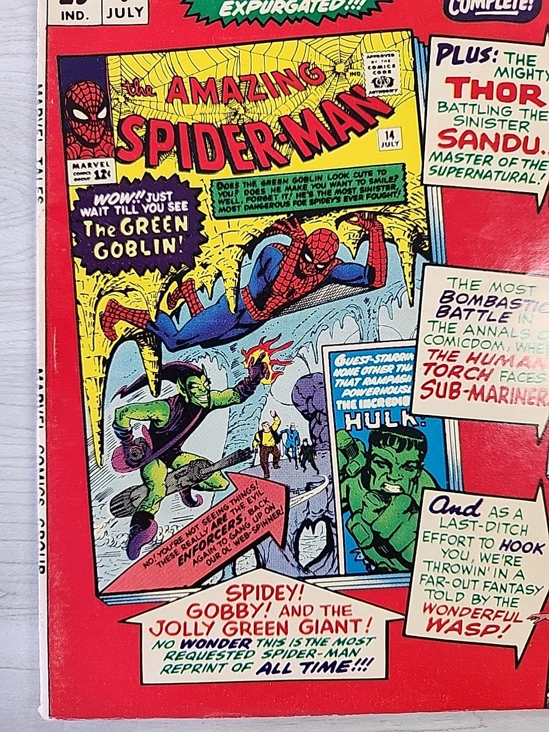 Marvel Tales #9 Marvel 1967 Reprints Amazing Spider-Man #14 Green Goblin VG/FN