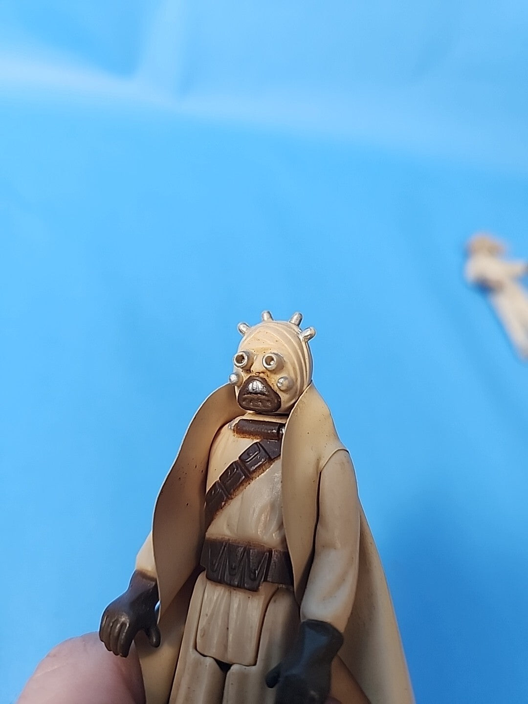 Vintage 1977 Tusken Raider + Cape Sand People Kenner Star Wars Figure First 12