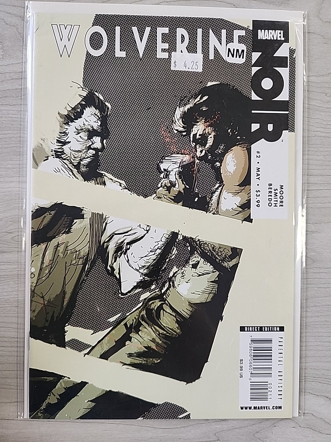 Marvel Wolverine Noir Issues 1-4 Limited Series Moore & Smith 2009 Plus Variant