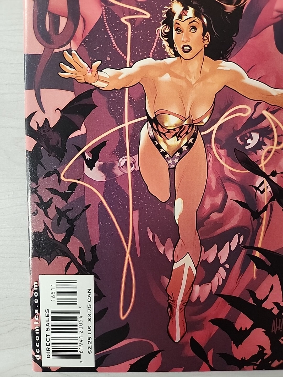 Wonder Woman # 165 Adam Hughes Cover DC 2001