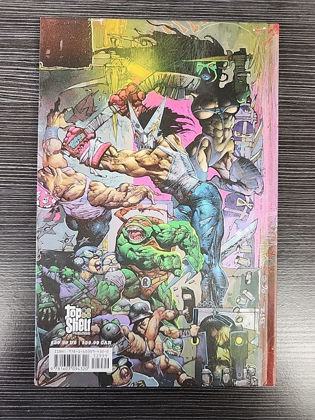 Eastman & Bisley Bodycount Top Shelf 2018 Hardcover TMNT Casey & Raph