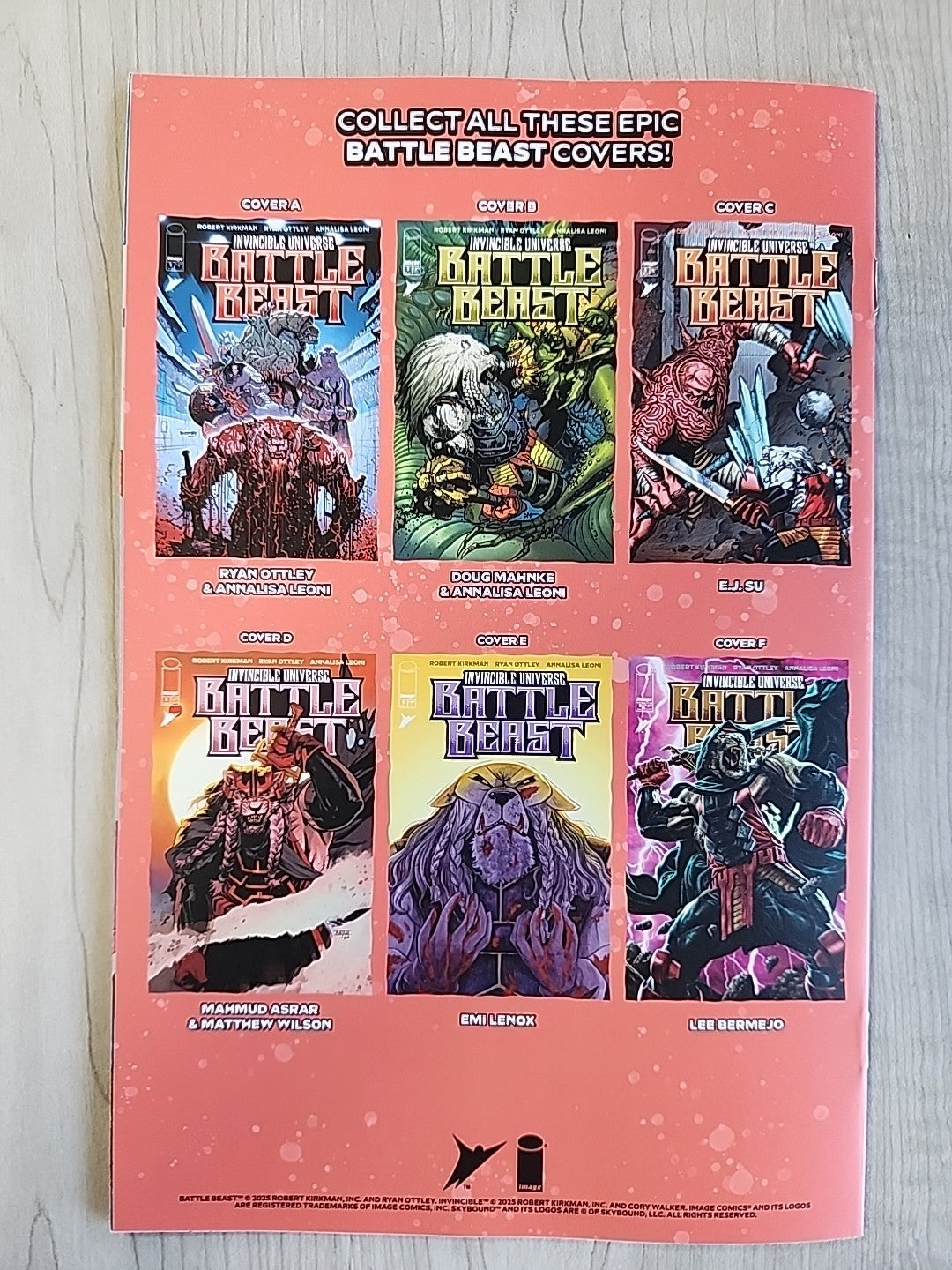 INVINCIBLE UNIVERSE BATTLE BEAST #2 Ultra-Rare Advance Edition Blind Bag Foil