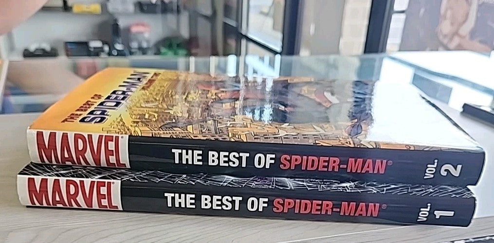 Best of Spider-Man Vol 1 & 2 (Marvel Comics Hardcover, 2003) Lot Of 2