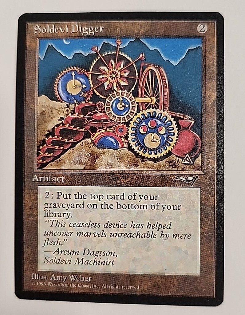 MTG Soldevi Digger Alliances LP Artifact Rare MAGIC THE GATHERING English