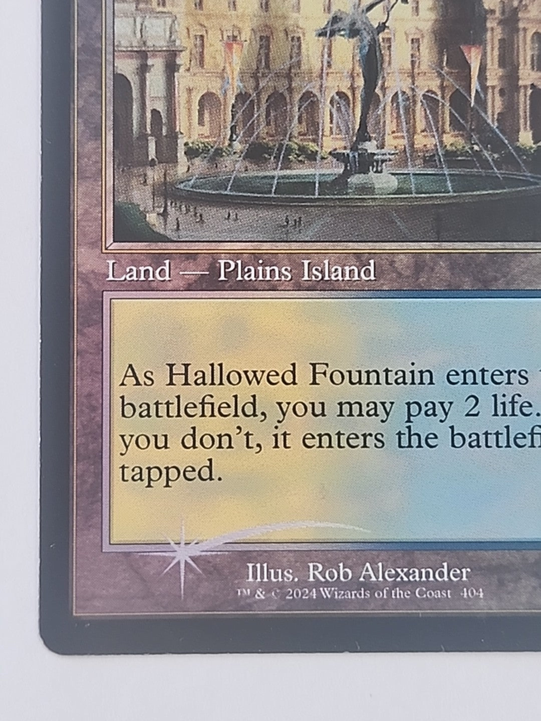 MTG Hallowed Fountain Ravnica Remastered Foil Retro Frame Old Border English