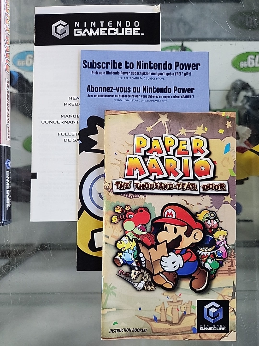 Paper Mario Thousand Year Door (Nintendo GameCube, 2004) CIB Tested Black Label