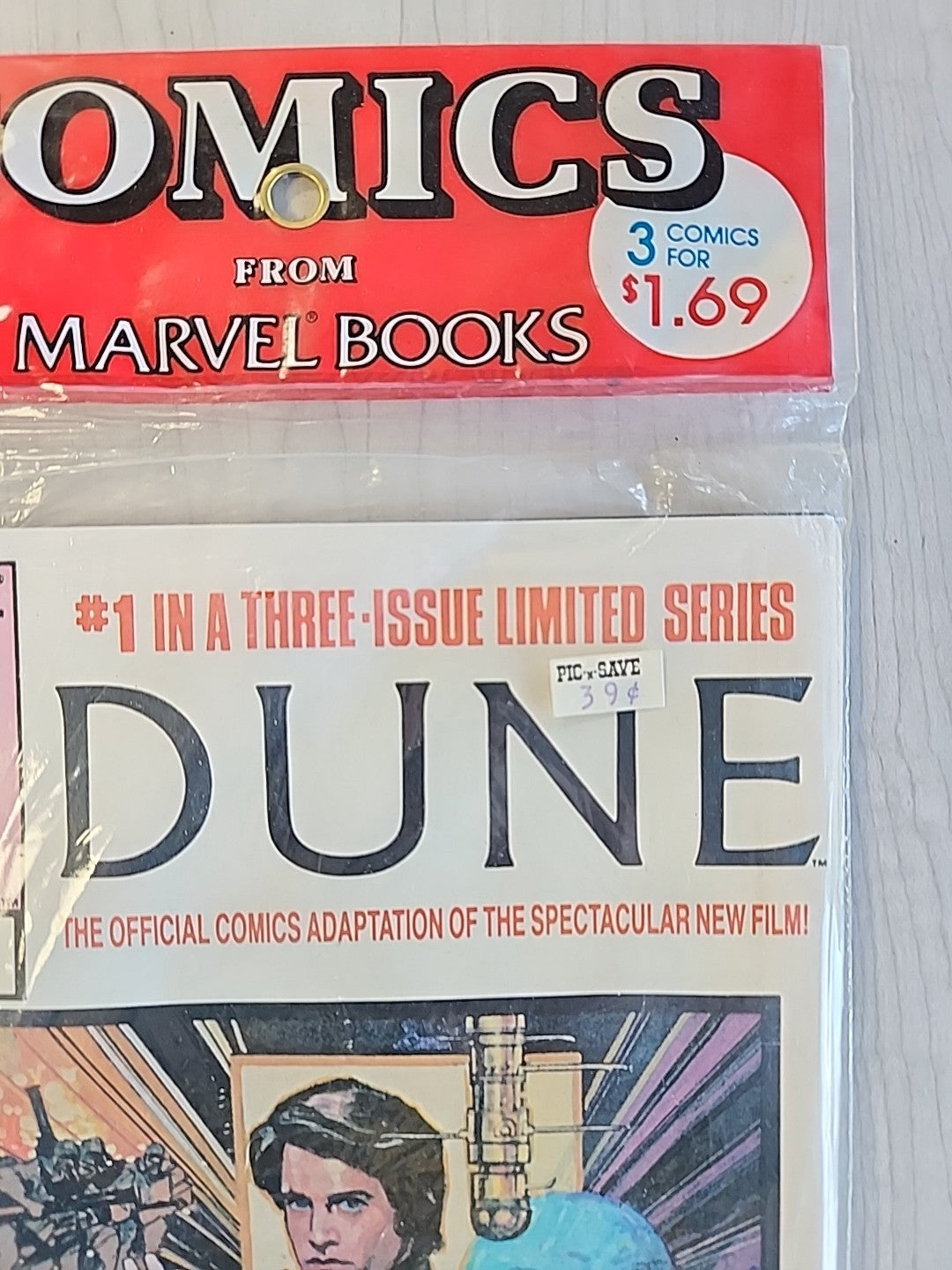 Dune 1-3 Marvel Factory Sealed Comic Book 3 Pack 1 2 & 3 1984 Movie Adaptation