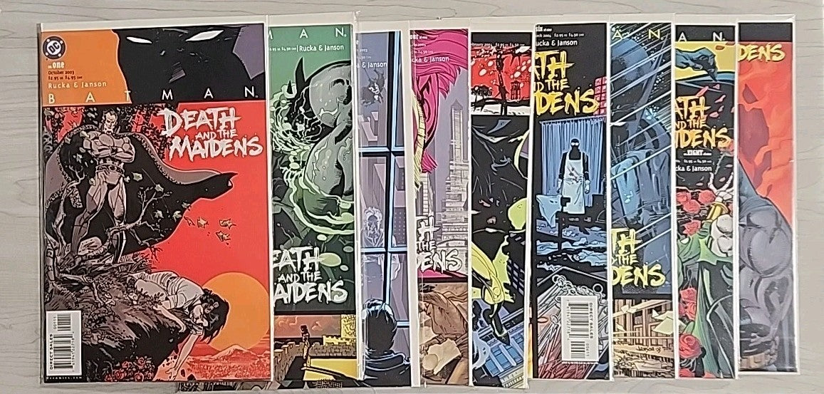 Batman: Death And The Maidens 1-9 Lot Of 9 DC Comics Complete Series Rucka NM