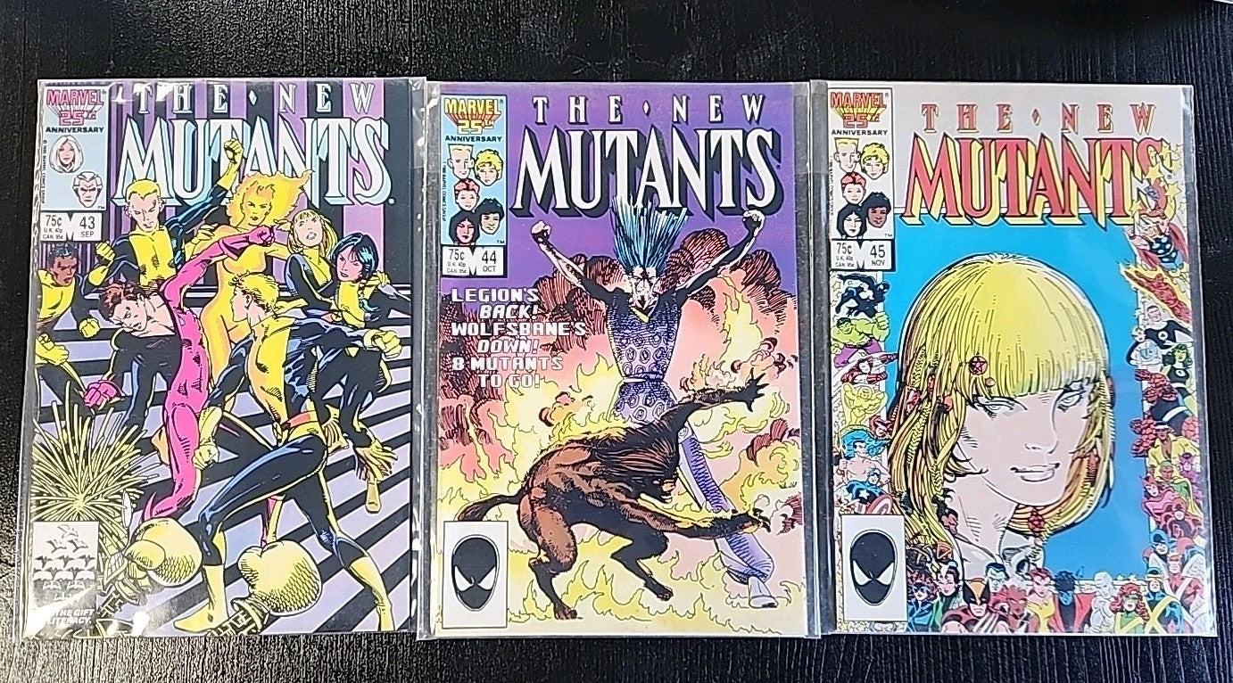 New Mutants #1-45 Lot Of 45 Marvel Comics Demon Bear No Missing Issues VF/VF+