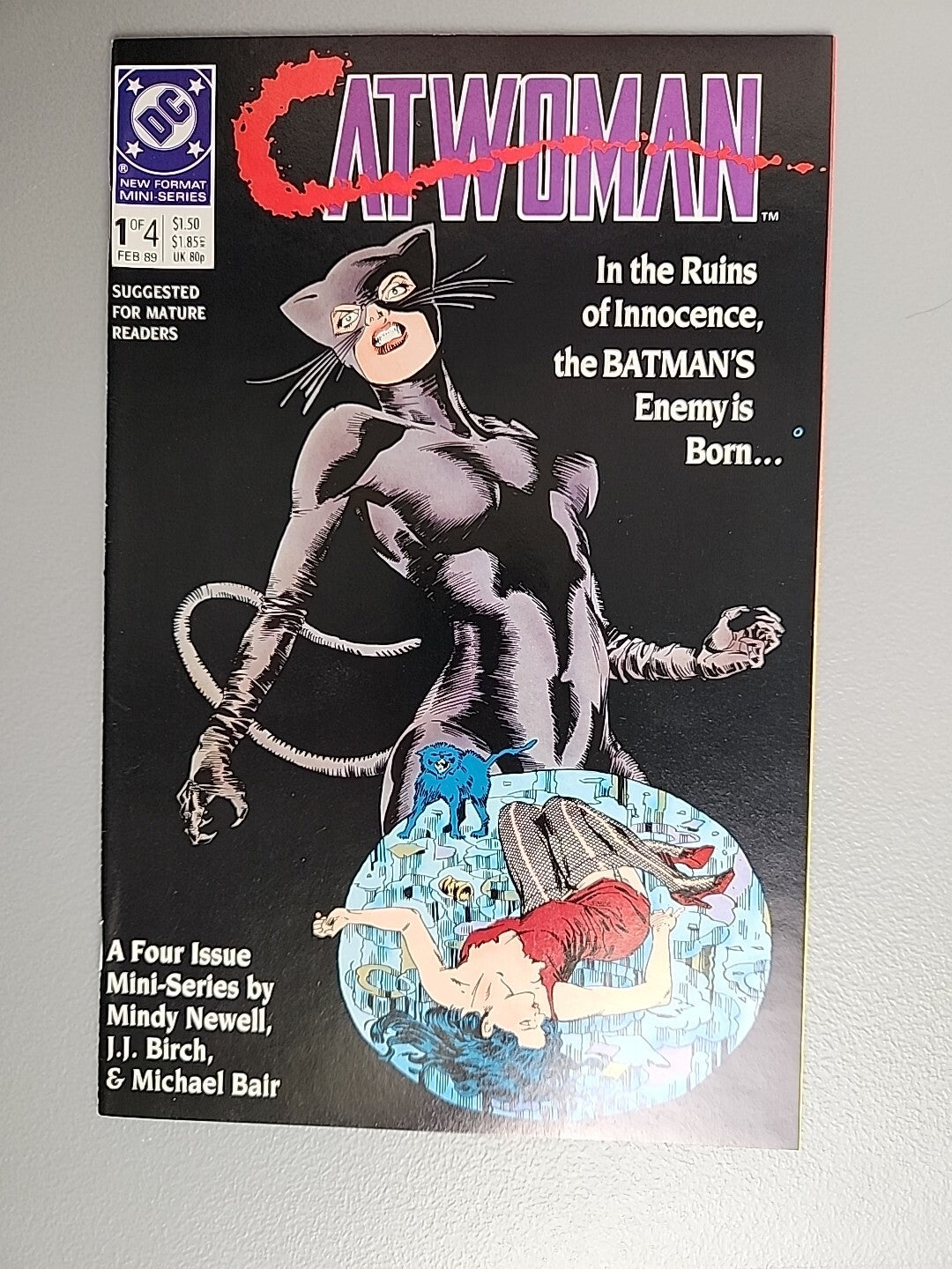 CATWOMAN #1 #2 #3 #4MINDY NEWELL 1-4 Complete Set 1989 DC Comics Batman VF