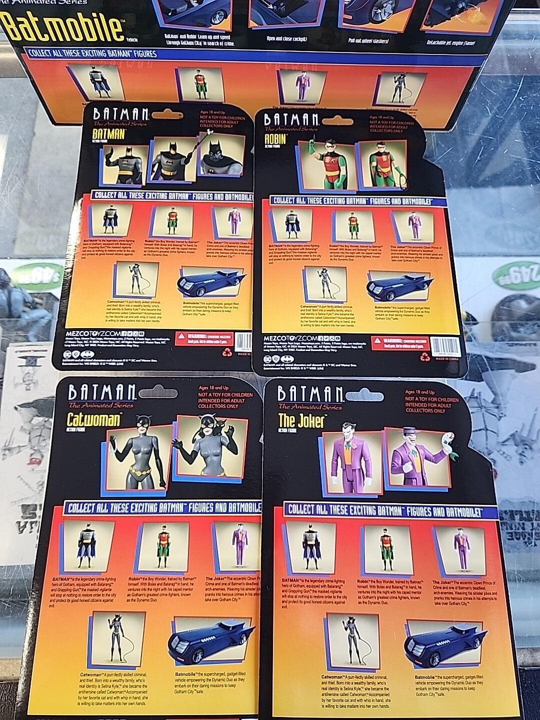 Mezco Toyz Batman: The Animated Series Deluxe 5 Points Figure Set