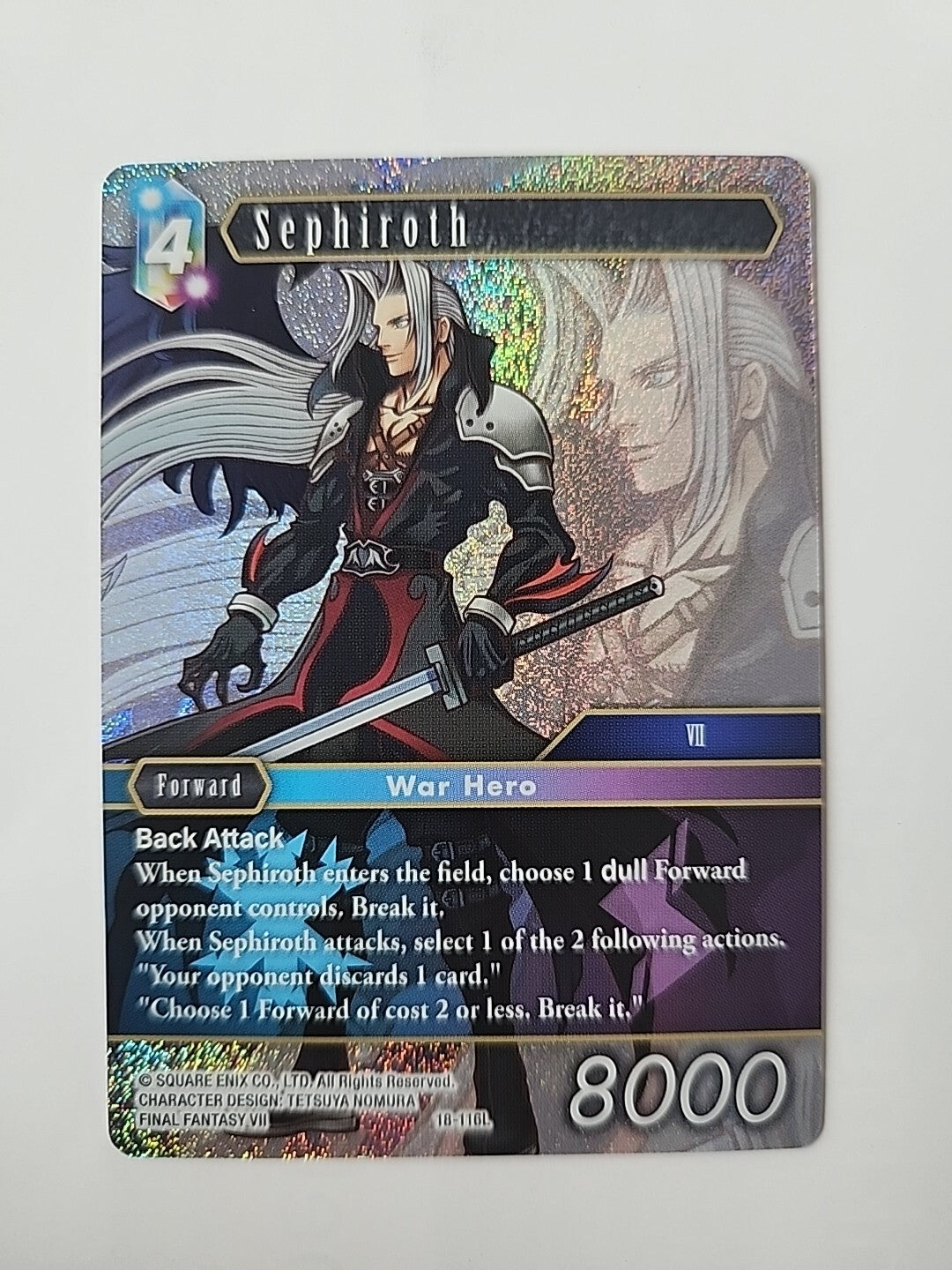 Final Fantasy TCG Opus 18 War Hero Legend Sephiroth MINT/NM Foil 18-116L KH