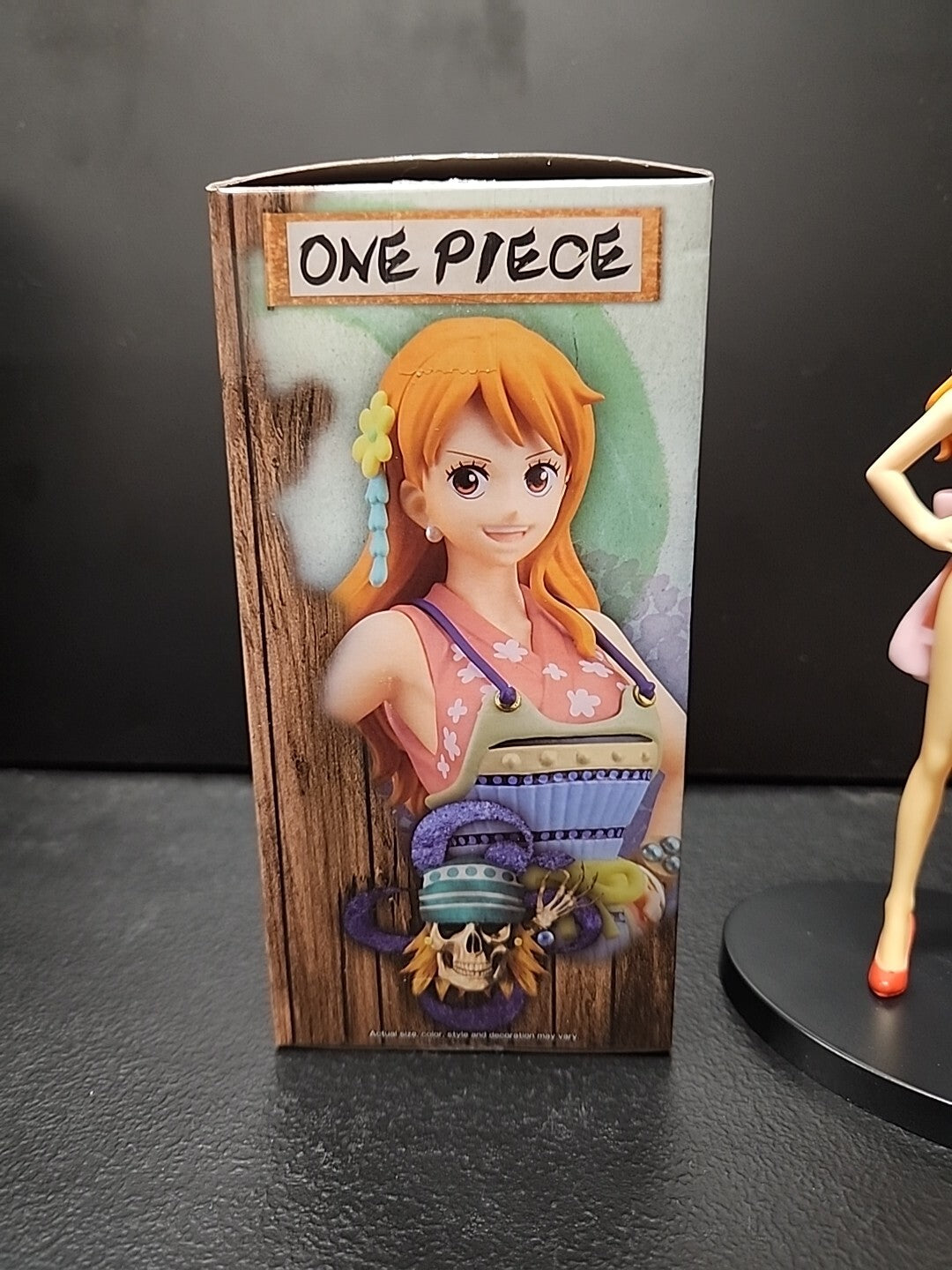 One Piece Banpresto DXF The Grandline Lady Wanokuni V8 Nami Figure B Model Open