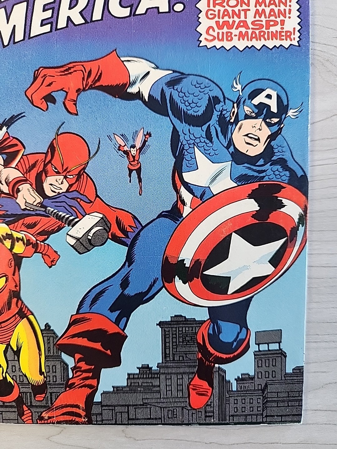 Marvel King-size Special THE AVENGERS No. 3 (1969) Captain America Joins FN